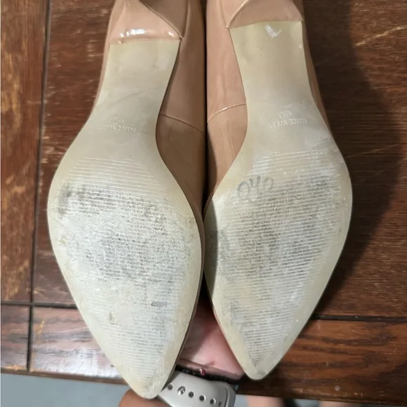 Nine West nude heels - Picture 4 of 6